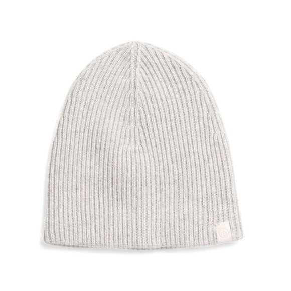 RAG & BONE Light Grey Cashmere Ace Beanie - Picture 2 of 2